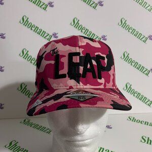 Pukka Hat The Leaf Silverleaf Golf Snapback Cap Camo Camouflage Pink Small Fit